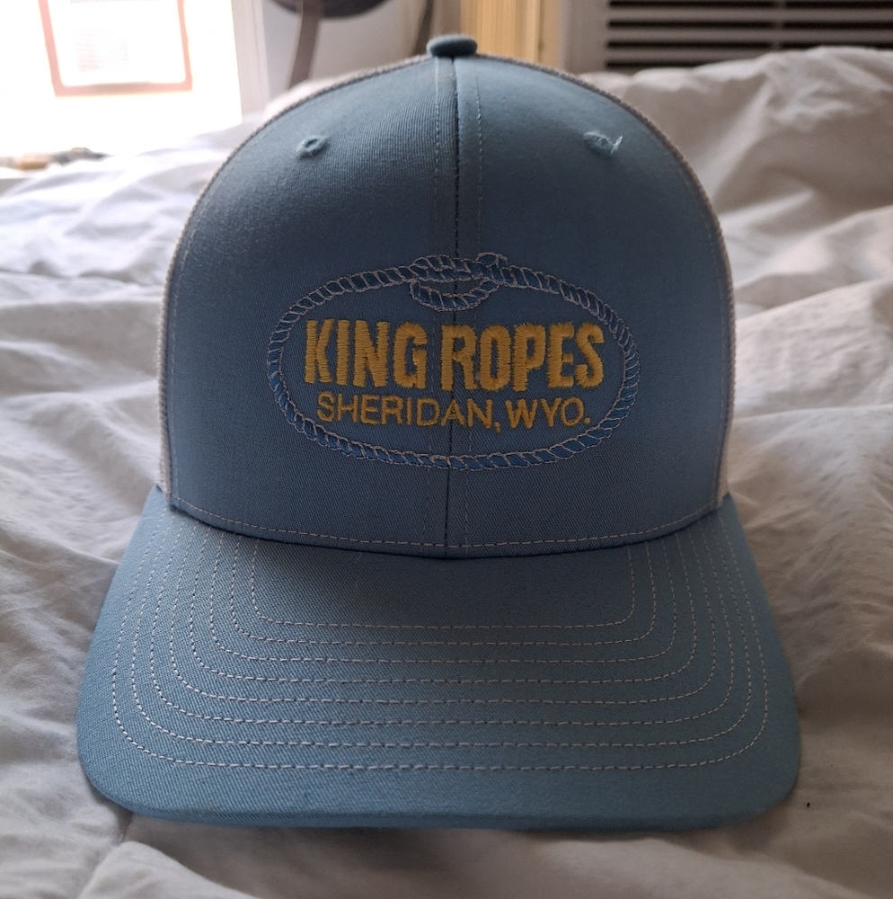 Blue King Ropes WYOMING Trucker Hat
